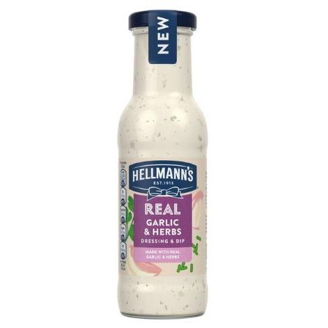 Hellmann's Real Garlic & Herb Salad Dressing & Dip
