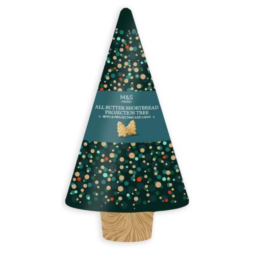M&S All Butter Shortbread Projection Tree