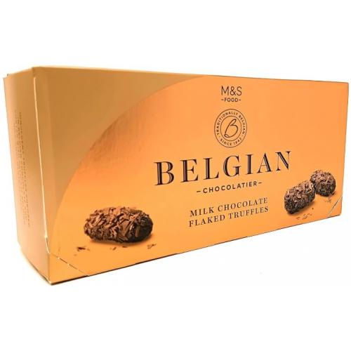 M&S Belgian Milk Chocolate Flaked Truffles