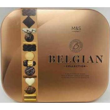 M&S Collection Belgian Milk, Dark & White Chocolate Luxury Biscuits