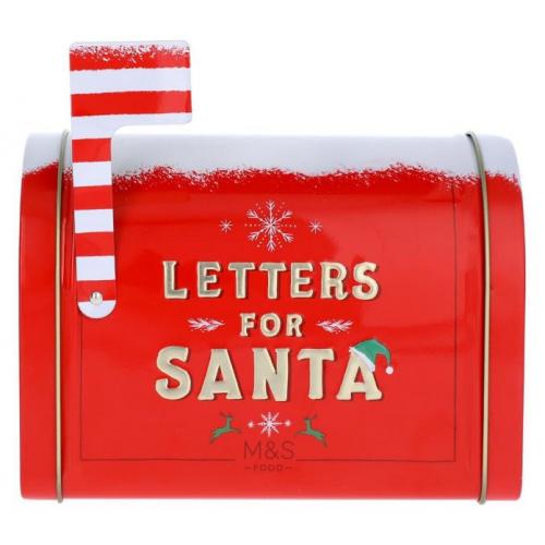 M&S Letters For Santa Cookie Tin
