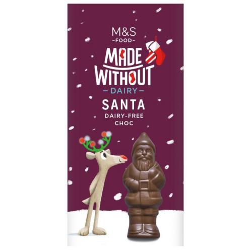M&S Made Without Dairy Santa Bar
