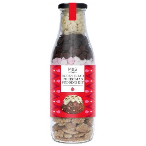 M&S Rocky Road Christmas Pudding Kit