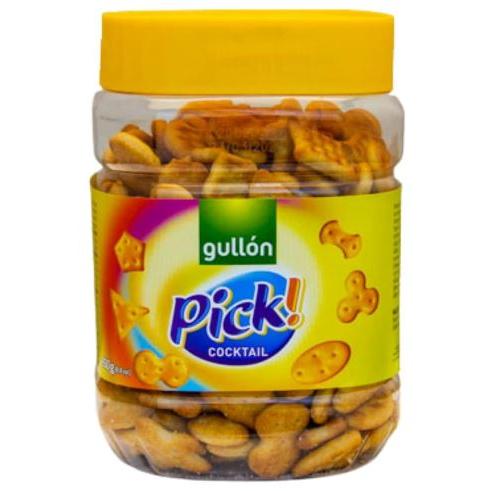 Gullon Yellow Mini Mix Savoury Nibbles Jar