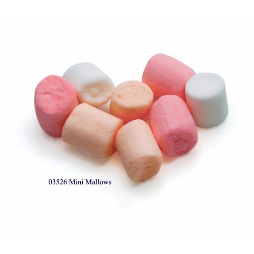 Mini Mallows Pink White And Orange Mix