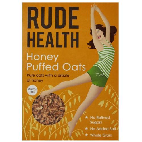 Rude Health Light Cereal- Honey Puffed Oats