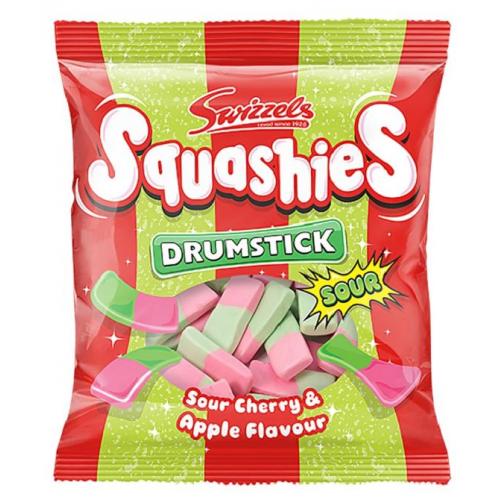 Swizzels Matlow Drumstick Cherry & Apple Sour Squashies
