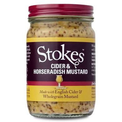 Stokes Cider & Horseradish Wholegrain Mustard