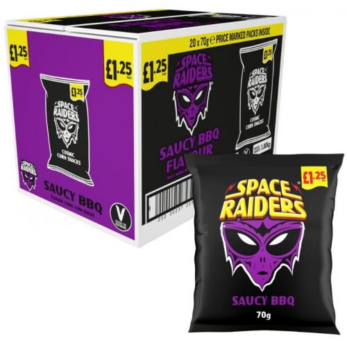 Walkers Space Raiders Saucy BBQ