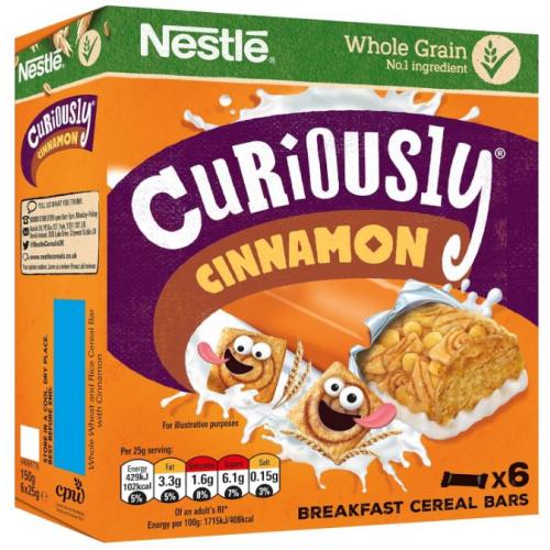 Nestle Curiously Cinnamon Breakfast Bars