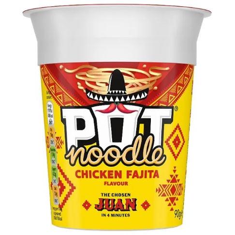 Pot Noodle Chicken Fajita