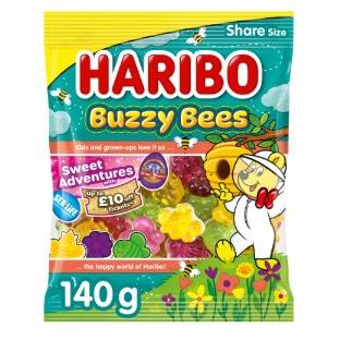 Haribo Buzzy Bees Fruit Flavour Jelly & Foam Sweets Bag
