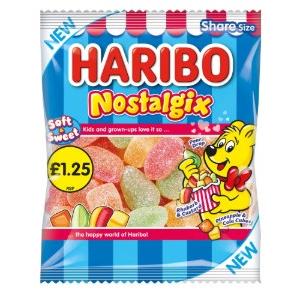 Haribo Nostalgix Sugar Coated Fruit & Cola Flavour Jelly Sweets