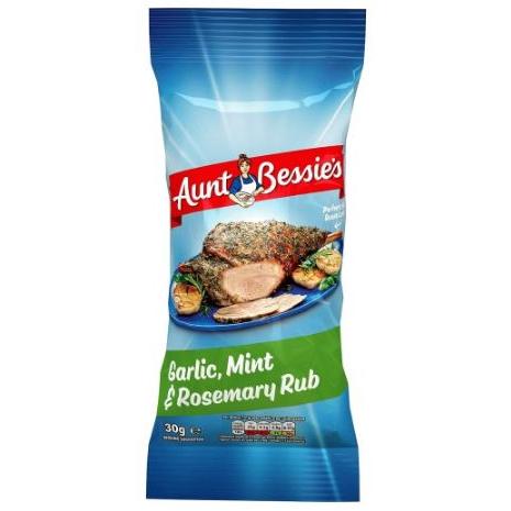 Aunt Bessie's Garlic, Mint & Rosemary Rub