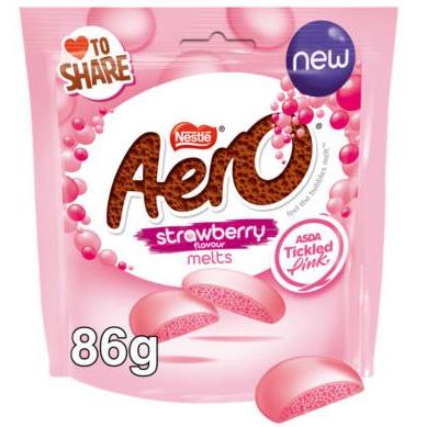 Nestle Aero Melts Strawberry Pouch