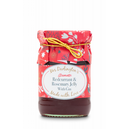 Mrs Darlington's Redcurrant & Rosemary Jelly w/Gin