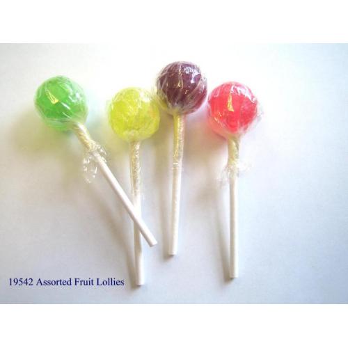Assorted Fruit Flavour Lollipops
