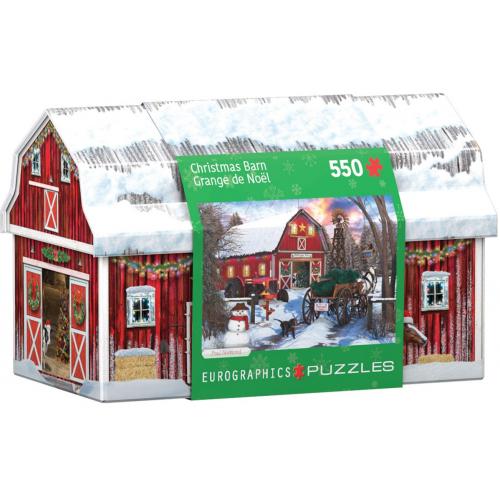 Puzzle - Tin The Christmas Barn