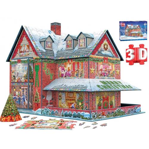 Puzzle - 3D Christmas House