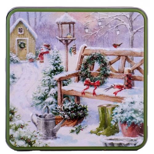 Grandma Wild's Embossed Gardiner's Winter Tin