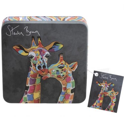 Gardiners Steven Brown Square Tin - Francie & Josie McZoo Vanilla Fudge