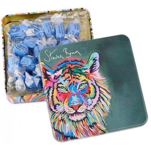 Gardiners Steven Brown Square Tin - Kim McZoo Salted Caramel Fudge