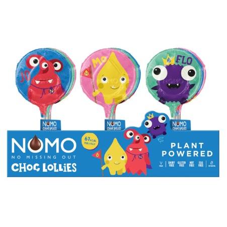Nomo Vegan Nomo Kids Chocolate Lollies