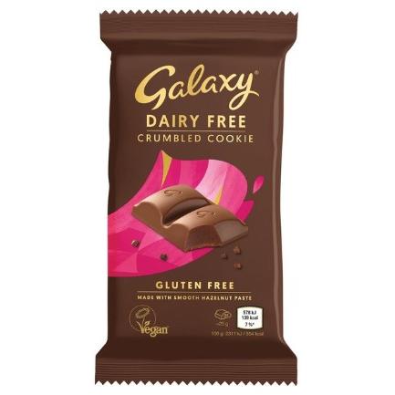 Mars Galaxy Vegan Dairy Free Chocolate Bars - Crumbled Cookie