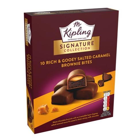 Mr Kipling Signature Salted Caramel Brownie Bites