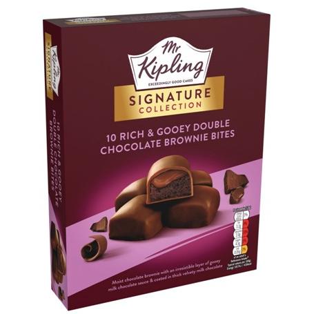Mr Kipling Signature Double Chocolate Brownie Bites