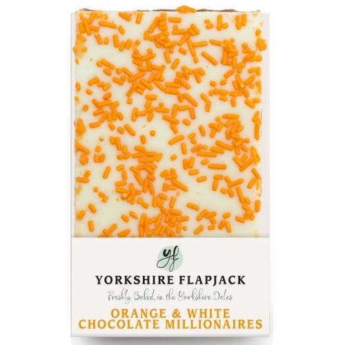 Yorkshire Flapjack Orange & White Chocolate Millionaires