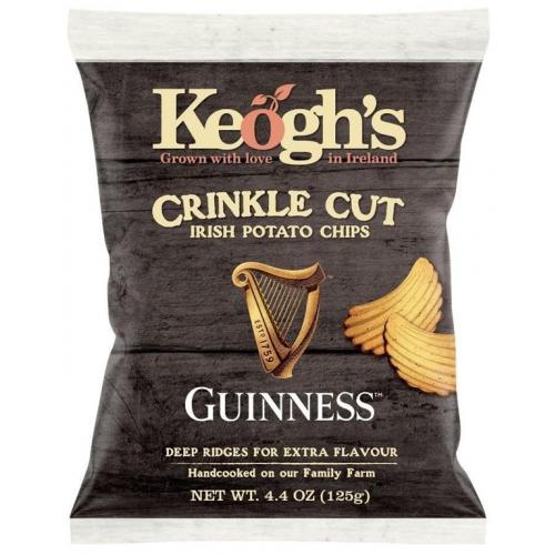 Keogh's Irish Crisps Crinkle Cut Crisps - Guinness Flavour