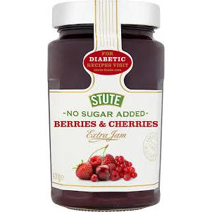Stute Diabetic Berries and Cherries Jam