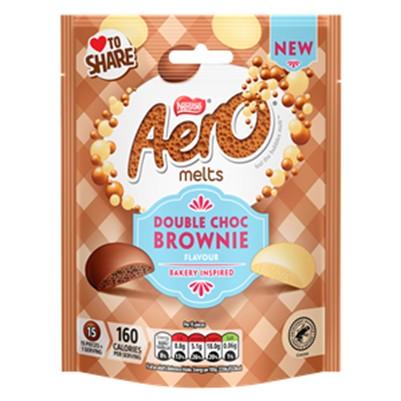 Nestle Aero Melts Double Chocolate Brownie Pouch