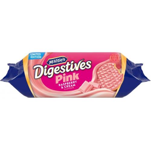 McVitie's Pink Digestives - Raspberry & Cream