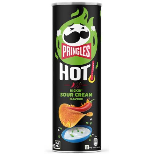 Pringles Hot Kickin Sour Cream Pm £1.25