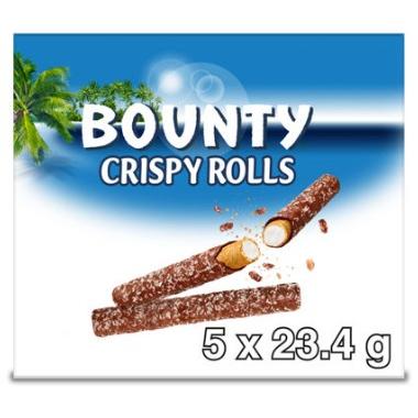 Mars Bounty Milk Chocolate & Coconut Crispy Rolls Multipack