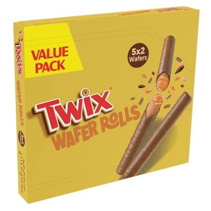 Mars Twix Milk Chocolate Crispy Rolls Mulitpack
