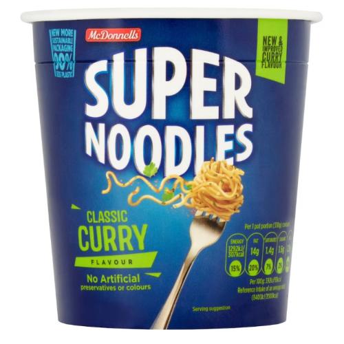 McDonnells Super Noodles Pots - Curry