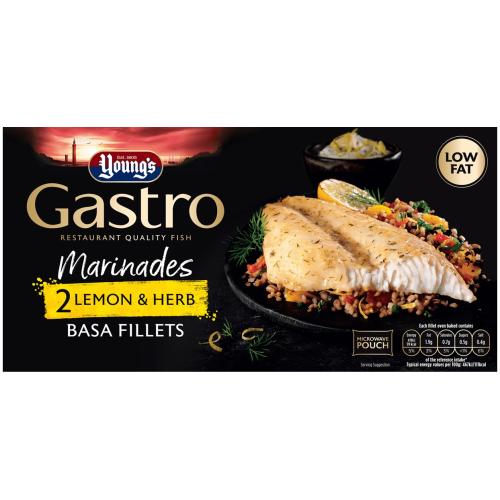 Young's 2pk Lemon & Herb Basa Fillets