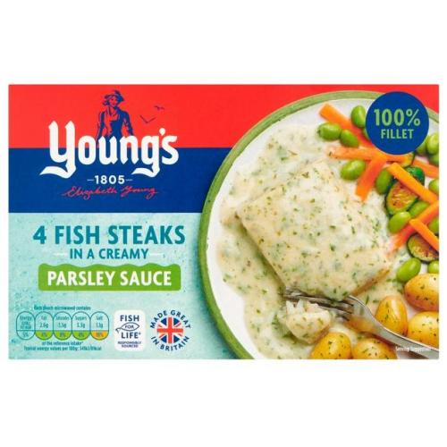 Young's Fish in Parsley Sauce