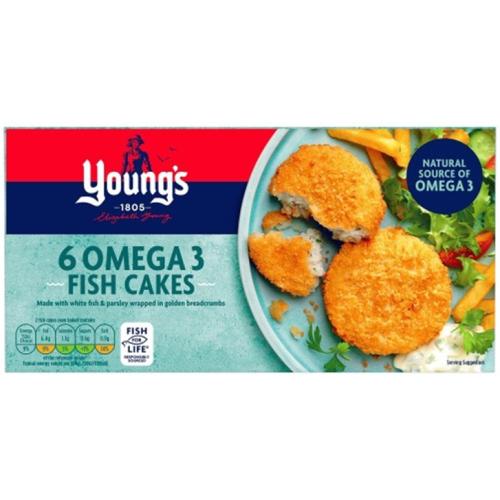 Young's Omega 3pk Fish Cakes