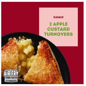 Iceland Apple Custard Turnovers 2pk