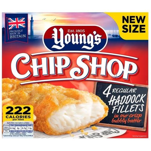 Young's 4 Chip Shop Haddock Fillets