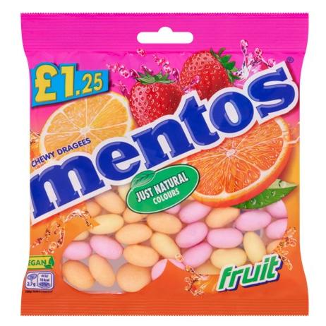Mentos Chewy Dragees Fruit