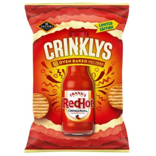 Jacob's Jacobs Mini Cheddars- Franks Red Hot Crinkly