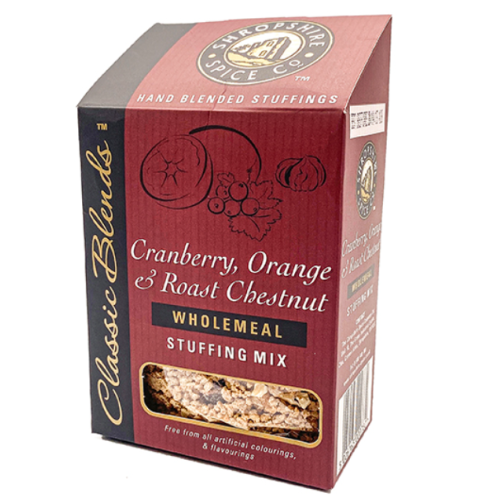 Shropshire Spice Cranberry, Orange & Chestnut Wholemeal Stuffing Mix