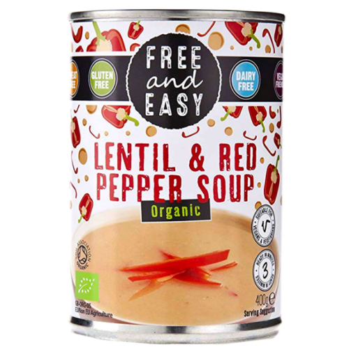 Free & Easy Lentil & Red Pepper Soup Organic