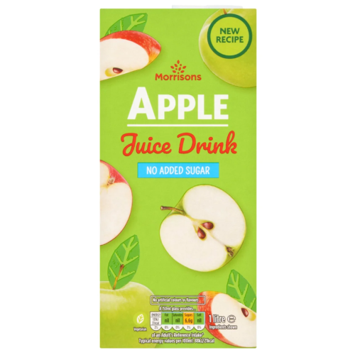 Morrisons No Added Sugar Apple Juice