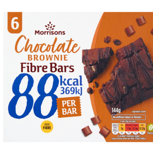 Morrisons Fibre Bar Chocolate Brownie